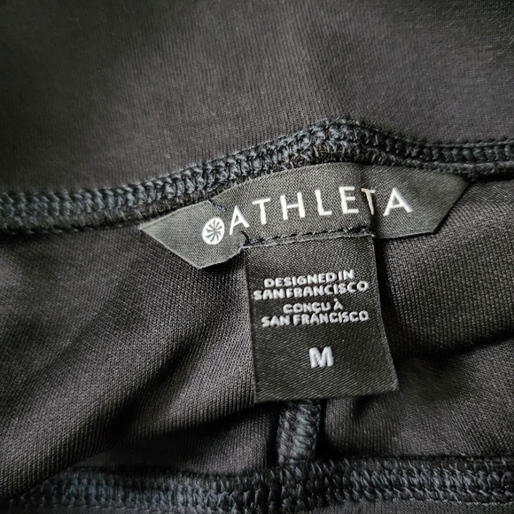 Athleta Seasoft Wide Crop Pant NWT Black - Picture 6 of 8